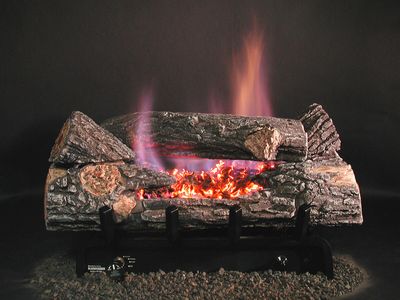 Rasmussen: 18" Chillbuster Double-Face Embers Log Set