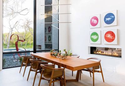 Flare: See-Through 30" Fireplace with 24" High Glass