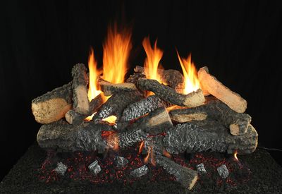 Hargrove: 24" Kodiak Timbers Double Stack Log Set