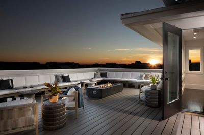 American Fyre Designs: Louvre Rectangle Fire Pit