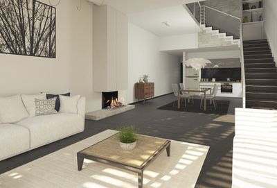 Ortal: Three Sided 25H & 75 Gas Fireplace