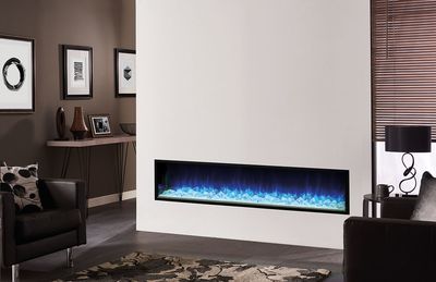 Regency: Skope 77-Inch Single Sided Electric Fireplace