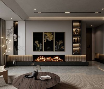 Ortal: Wilderness Three Sided 68" Gas Fireplace