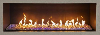 Grand Canyon: Bed Rock Vented Linear Drop-In Burner & Case - LP 60in