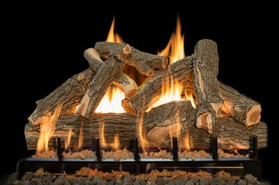 Isokern: Vent-Free See-Thru Stadium Burner - 24" (NG)