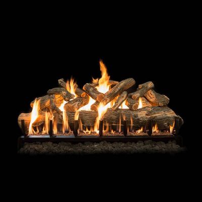 Grand Canyon: Arizon Weathered Oak Jumbo See-Through Log Set 24in
