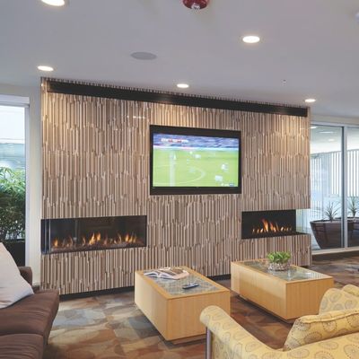 Ortal: Corner Left Side LS 44 Gas Fireplace