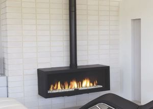 Ortal: Stand Alone Front Facing 44" Gas Fireplace