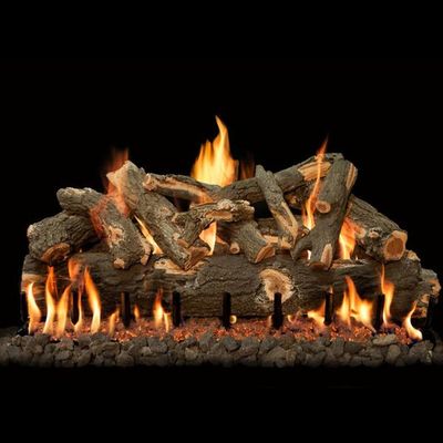 Grand Canyon: Arizona Weathered Oak See-Through Gas Log Set 24in