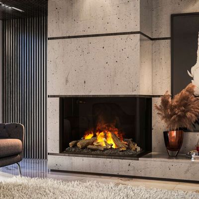 Dimplex: Optimyst e-MatriX 37 - Right-facing, Two-sided