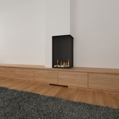 Ortal: Corner Left Side LS 4070 Gas Fireplace