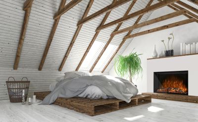 Modern Flames: Redstone 54" Traditional Electric Fireplace