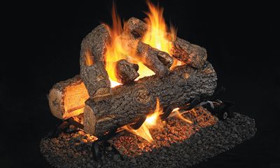 RH Peterson: Golden Oak Designer Plus See-Thru Logs - 36"