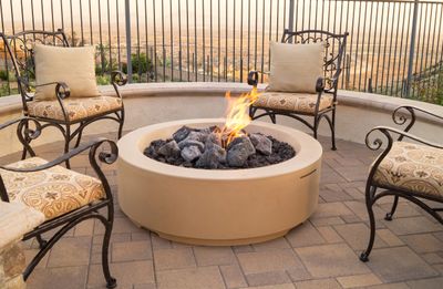 American Fyre Designs: Louvre Round Fire Pit
