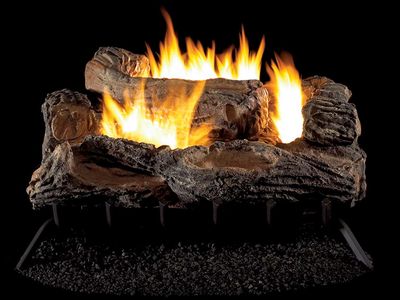 Astria: 27" Northern Oak Multi-Sided Burner & Logset (LP)