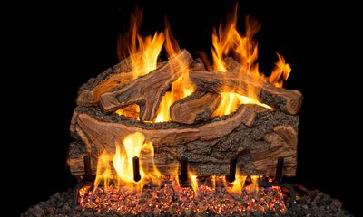 RH Peterson: Rugged Forest Split Logs - 18"