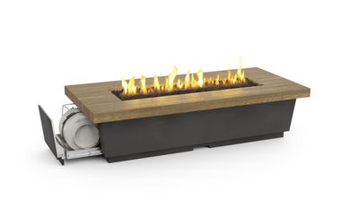 American Fyre Designs: Recl. Wood Contempo Propane Select Long