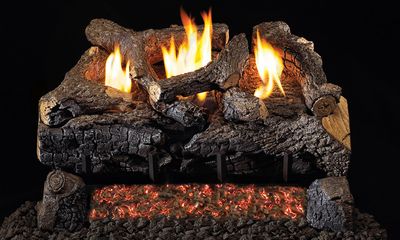 RH Peterson: G18 Series Vent-Free Evening Fyre Charred Logs - 24"