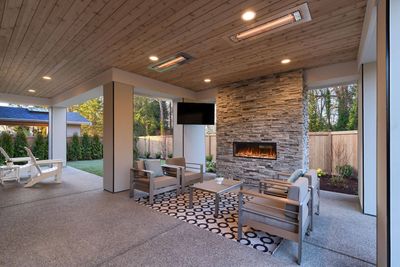 Modern Flames: Landscape Pro Slim 96" Built-in Fireplace