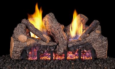 RH Peterson: G19A Series Vent-Free Foothill Oak Logs - 18"