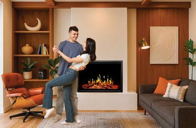 Modern Flames: Orion 54" Traditional Heliovision Fireplace