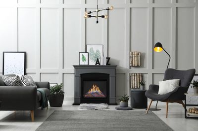 Modern Flames: Orion 36" Traditional Heliovision Fireplace